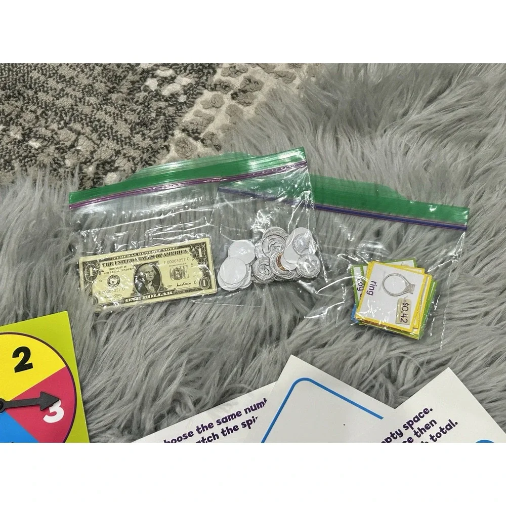 Scholastic Counting Money Dry Erase Learning‎ Activity Set K-2